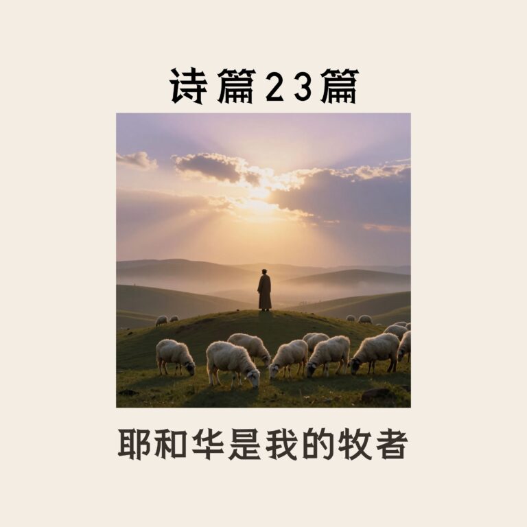 耶和华是我的牧者（诗篇二十三篇）